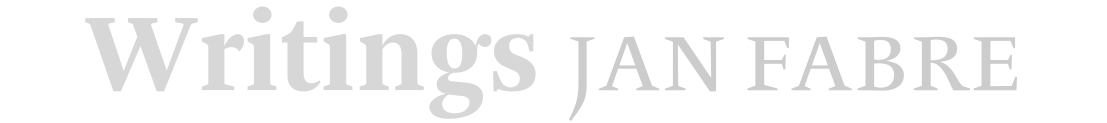Literary Arts | Jan Fabre